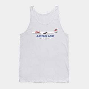 Airbus A321 - CSA Czech Airlines Tank Top